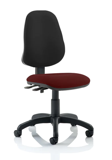 Eclipse 2 Plus Fabric Operator Office Chair - Optional Colour and Armrests
