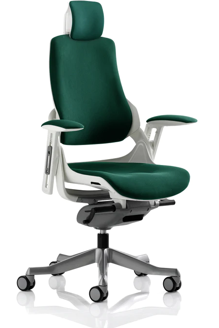 Zure Orthopaedic Fabric Office Chair - Optional Colour and Headrest