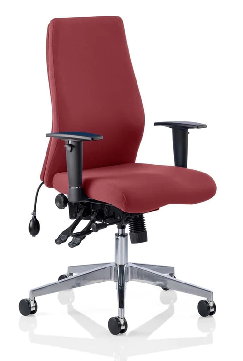 Onyx Fabric Ergonomic Posture Office Chair - Recommended by Leading UK Chiropractor Doctor