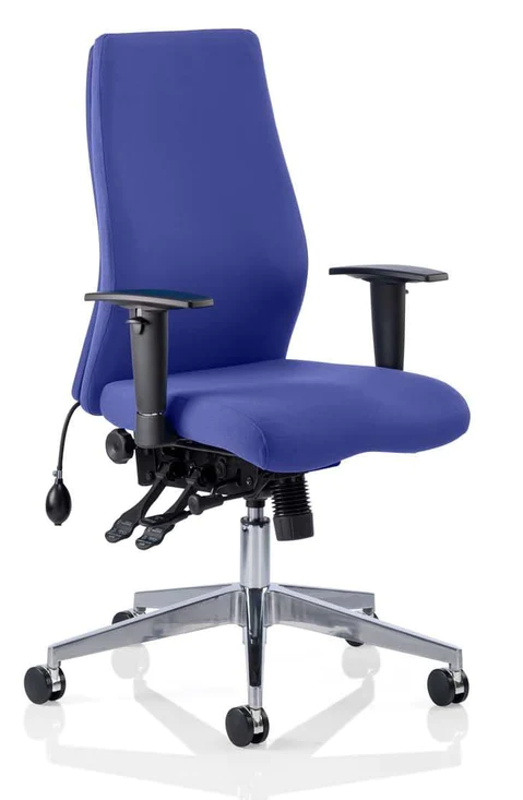 Onyx Fabric Ergonomic Posture Office Chair - Recommended by Leading UK Chiropractor Doctor