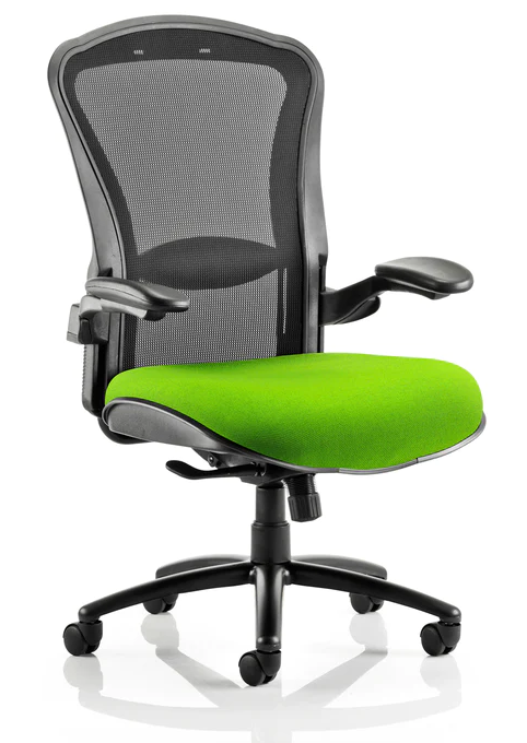 Houston Fabric and Mesh Heavy Duty Office Chair - Up to 32 Stone