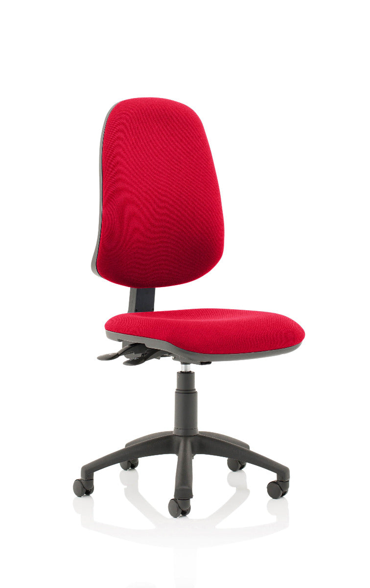 Eclipse XL Plus Fabric Operator Office Chair - Optional Colour and Armrests
