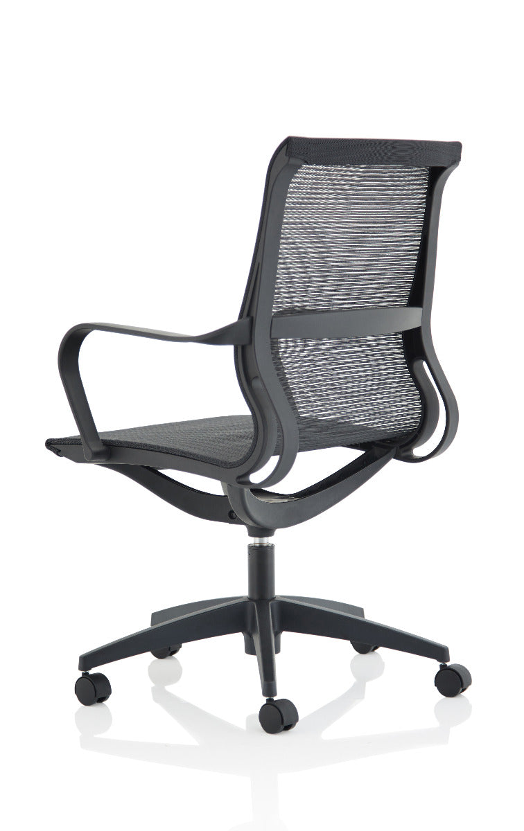 Lula Stylish Black Mesh Operator Office Chair