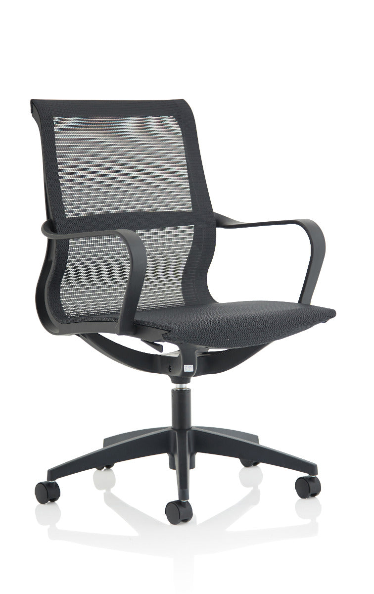 Lula Stylish Black Mesh Operator Office Chair