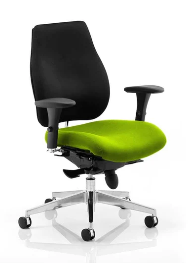 Chiro Plus Fabric Ergonomic Office Chair - Recommended by Leading UK Chiropractor Doctor