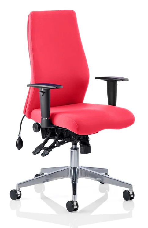 Onyx Fabric Ergonomic Posture Office Chair - Recommended by Leading UK Chiropractor Doctor