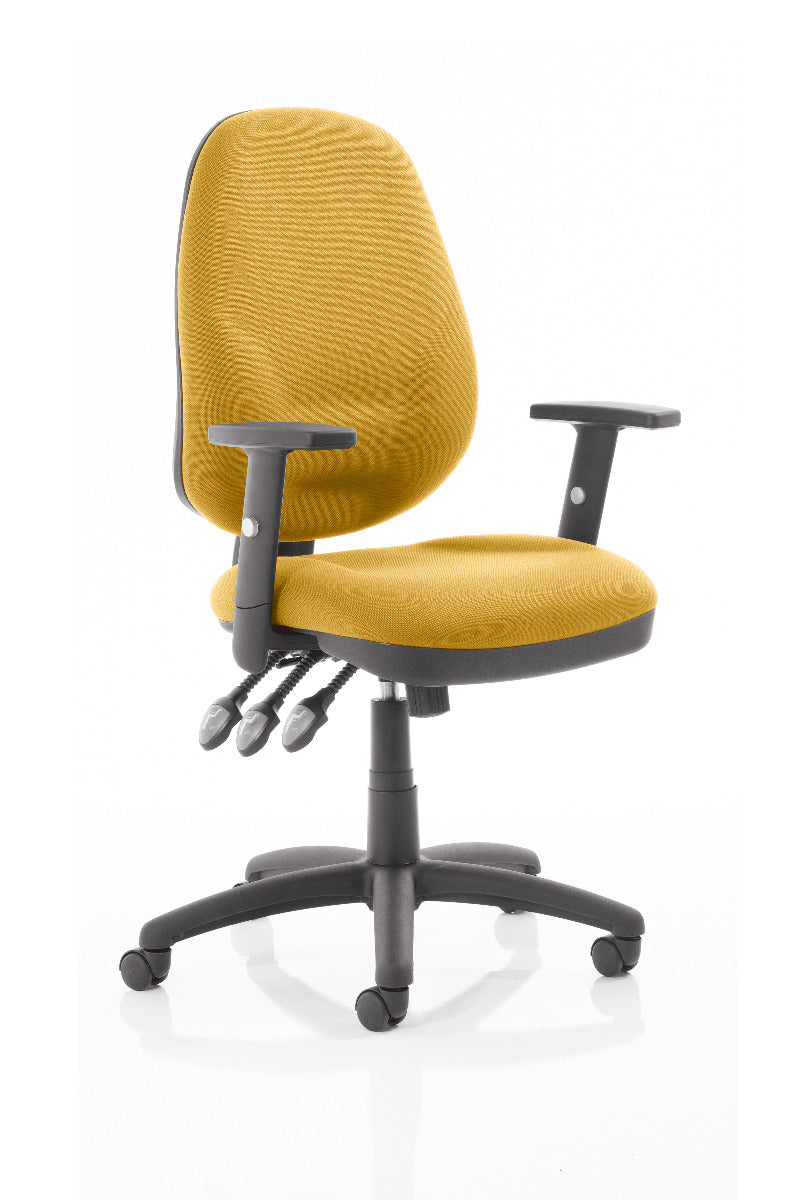 Eclipse XL Plus Fabric Operator Office Chair - Optional Colour and Armrests