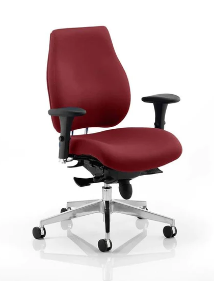 Chiro Plus Fabric Ergonomic Office Chair - Recommended by Leading UK Chiropractor Doctor