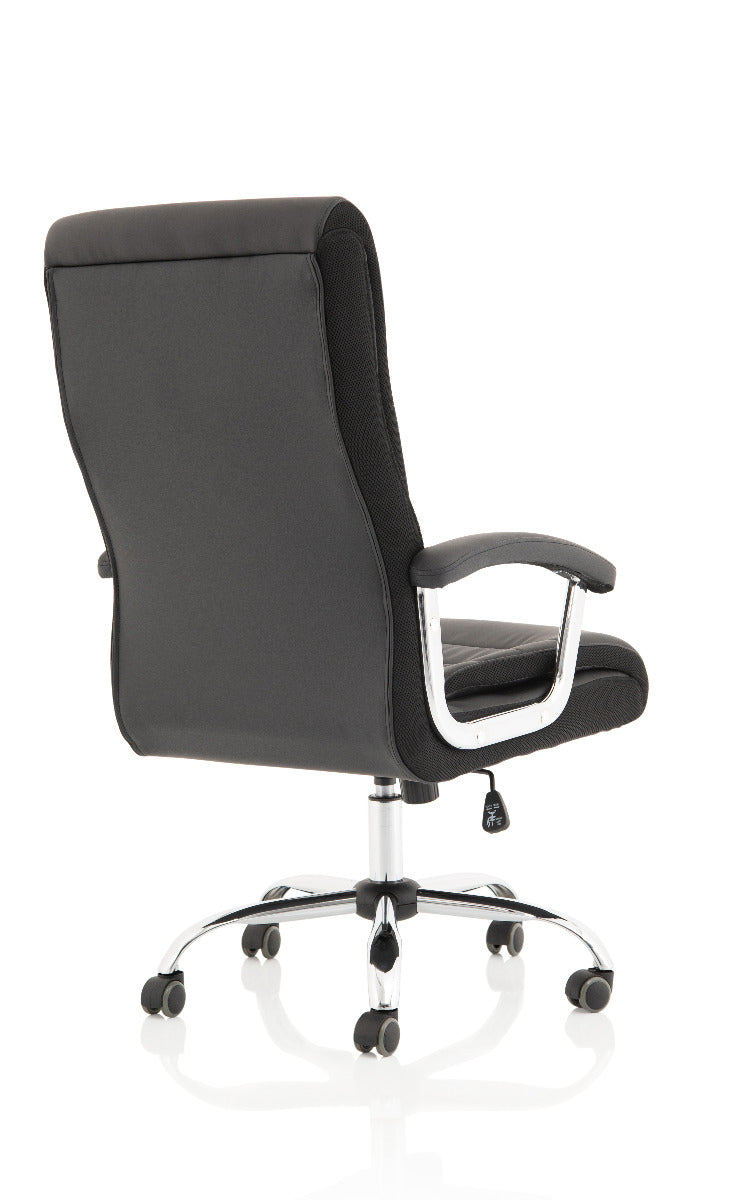 Dallas Black Faux Leather Office Chair