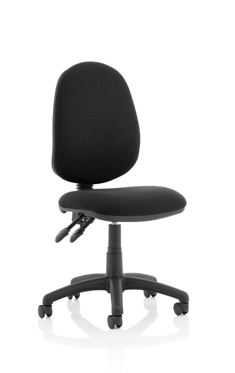 Eclipse 2 Plus Fabric Operator Office Chair - Optional Colour and Armrests