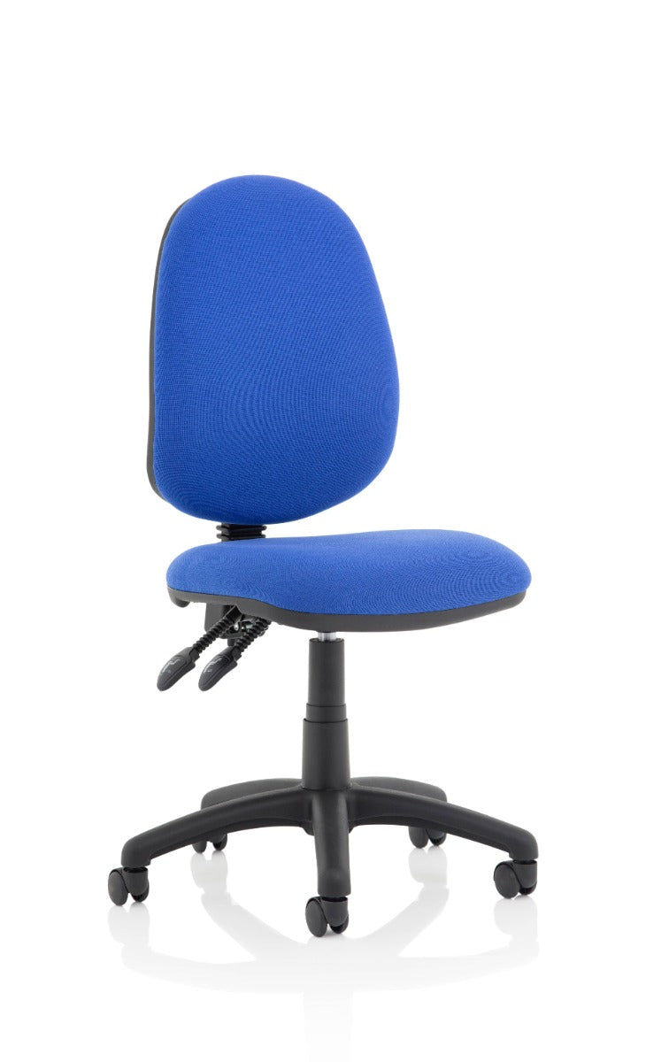 Eclipse 2 Plus Fabric Operator Office Chair - Optional Colour and Armrests