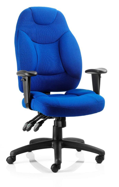 Galaxy Fabric Operator Office Chair - Black or Blue Option