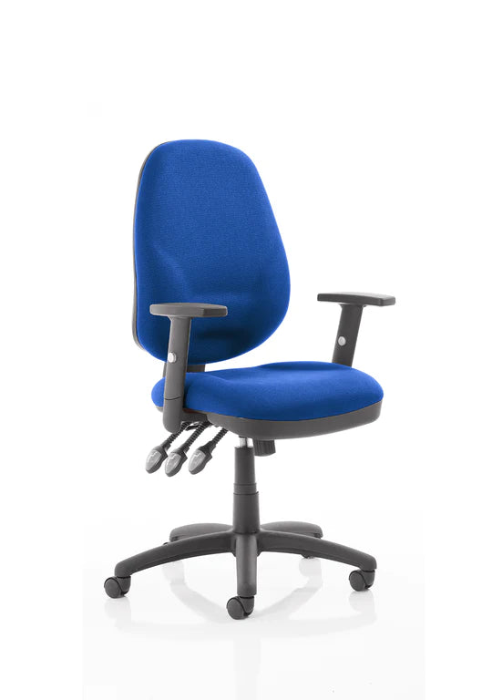 Eclipse XL Plus Fabric Operator Office Chair - Optional Colour and Armrests