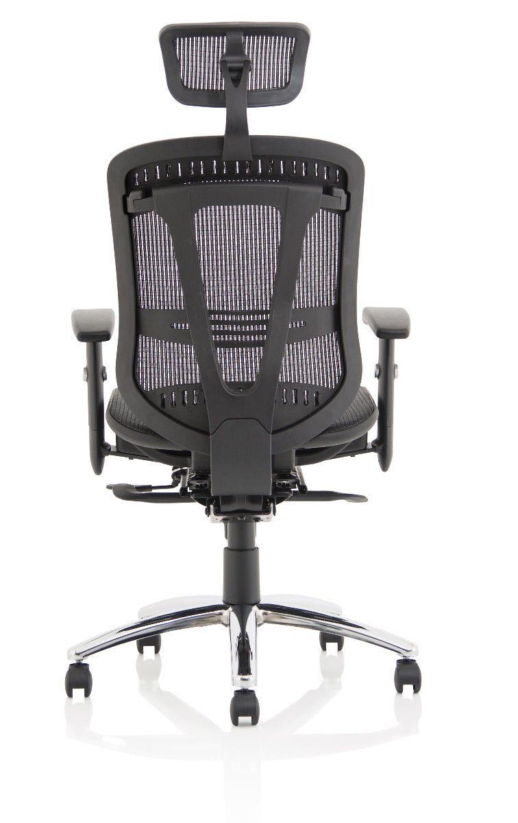 Mirage II Black Mesh Ergonomic Office Chair - Optional Headrest