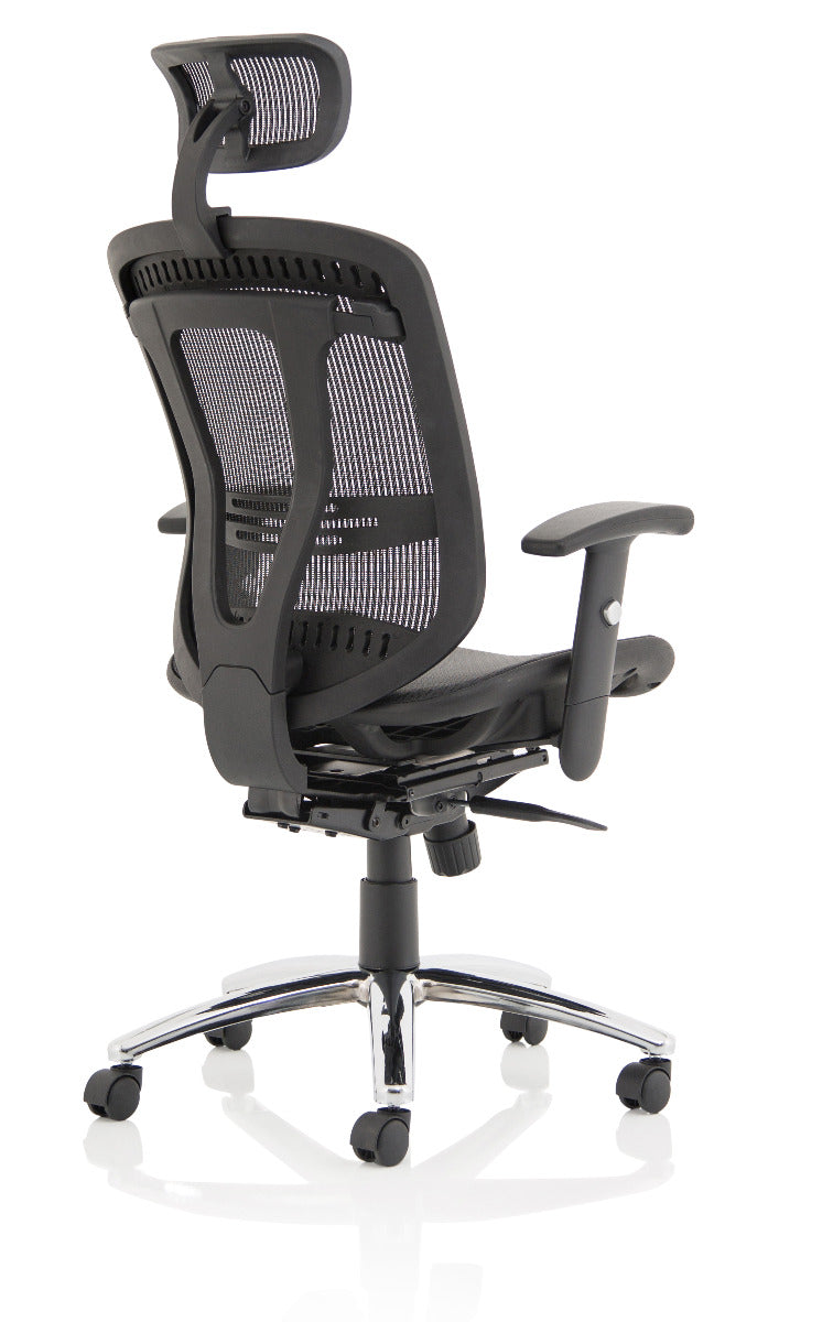 Mirage II Black Mesh Ergonomic Office Chair - Optional Headrest