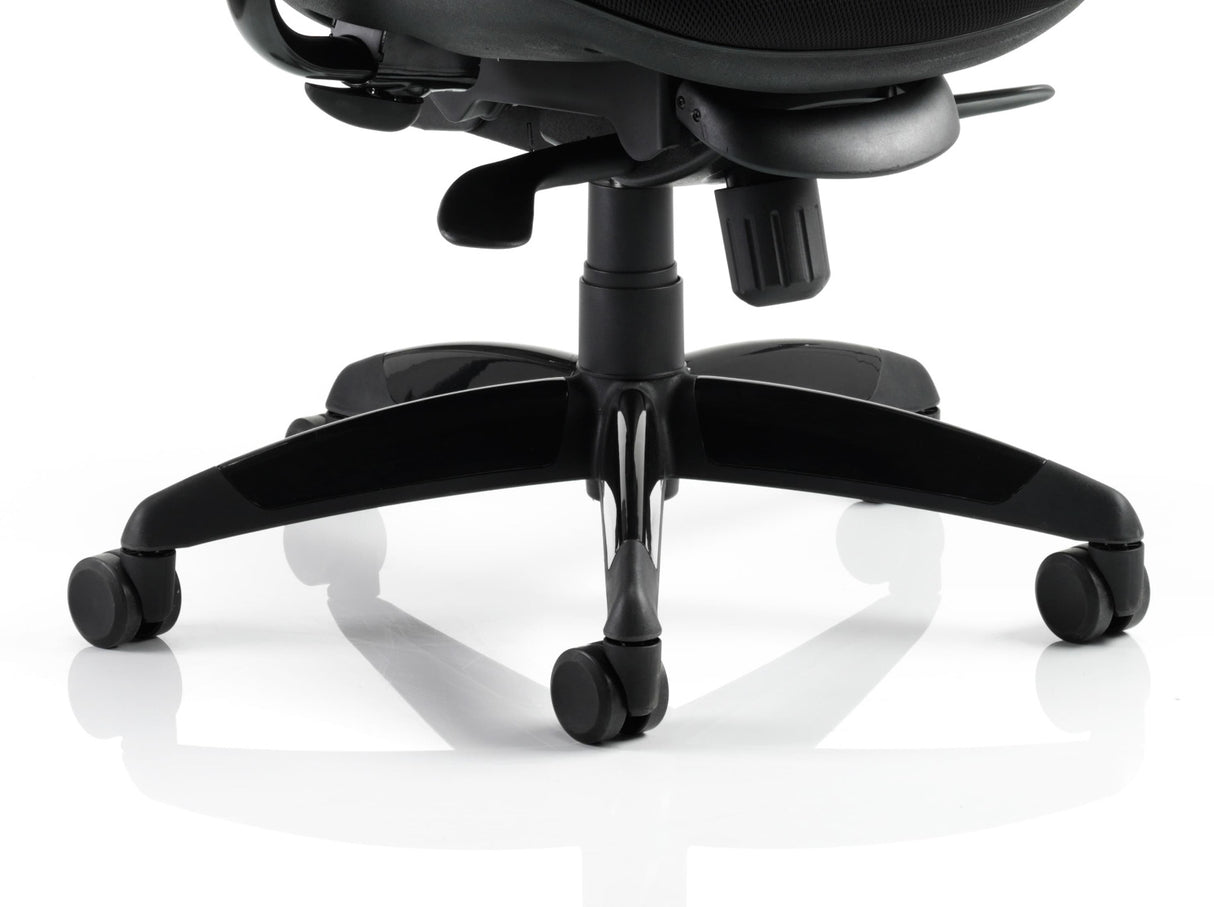 Stealth Shadow II Black Airmesh Seat and Mesh Back Ergonomic Office Chair