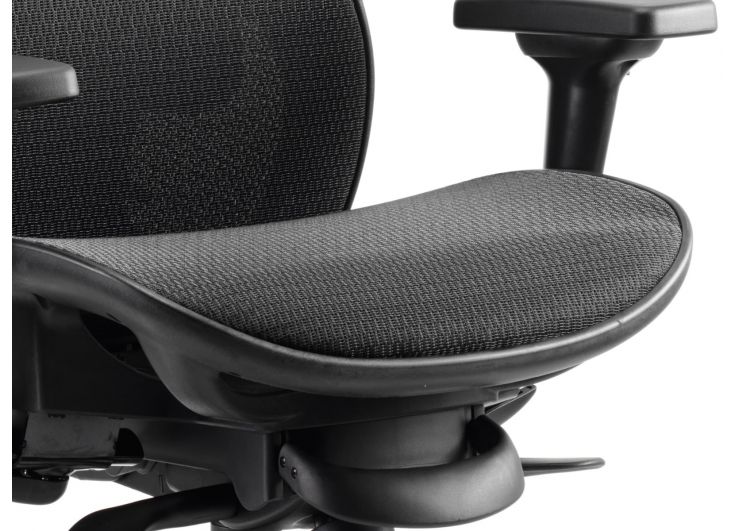 Stealth Shadow II Black Mesh Seat and Back Ergonomic Office Chair