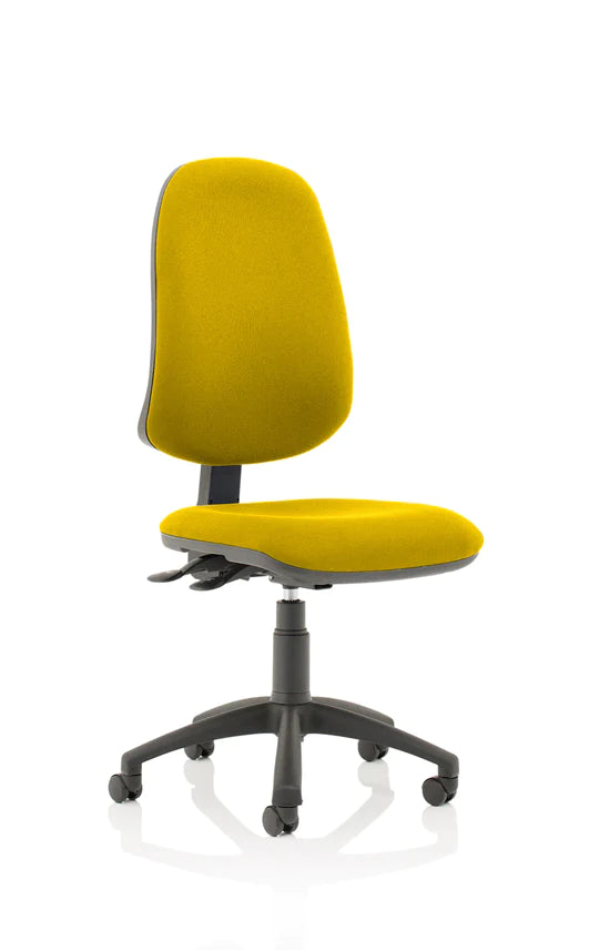Eclipse XL Plus Fabric Operator Office Chair - Optional Colour and Armrests