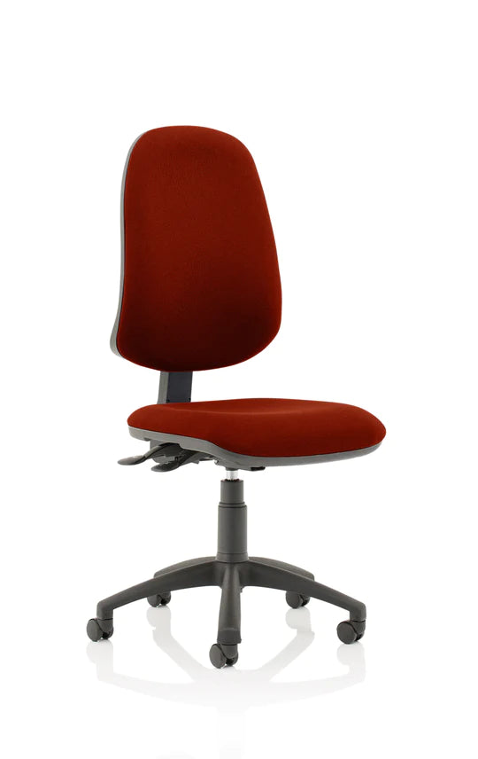 Eclipse XL Plus Fabric Operator Office Chair - Optional Colour and Armrests