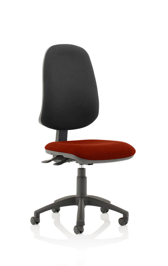 Eclipse XL Plus Fabric Operator Office Chair - Optional Colour and Armrests