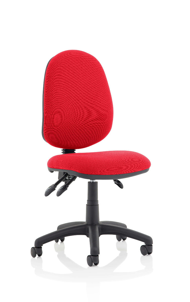 Eclipse 3 Plus Fabric Operator Office Chair - Optional Colour and Armrests