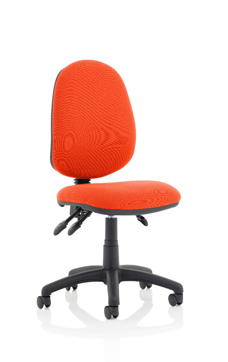 Eclipse 3 Plus Fabric Operator Office Chair - Optional Colour and Armrests