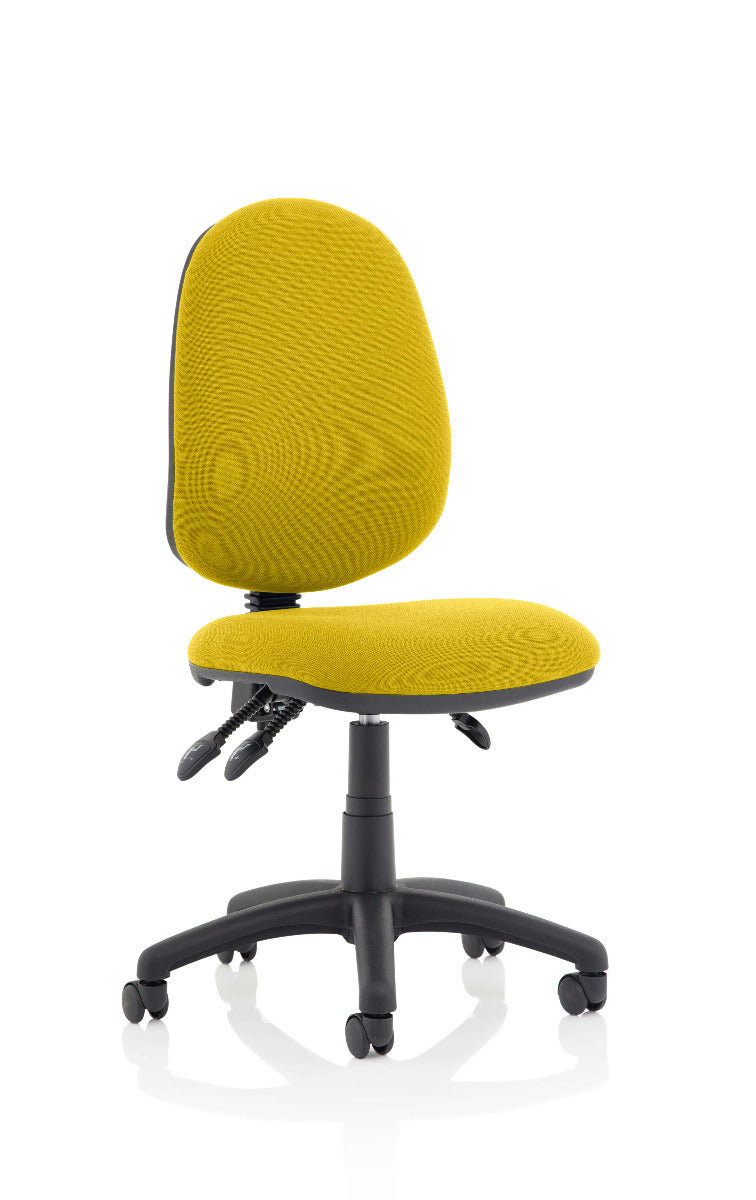 Eclipse 3 Plus Fabric Operator Office Chair - Optional Colour and Armrests