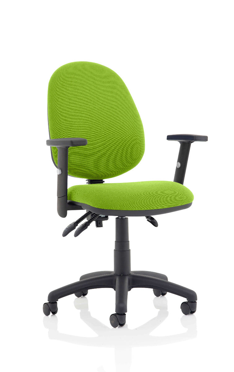 Eclipse 3 Plus Fabric Operator Office Chair - Optional Colour and Armrests