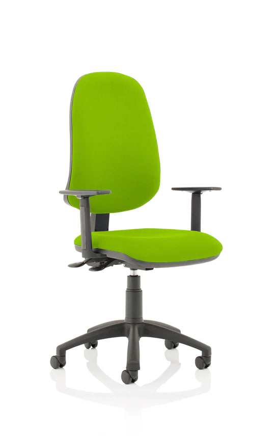 Eclipse XL Plus Fabric Operator Office Chair - Optional Colour and Armrests