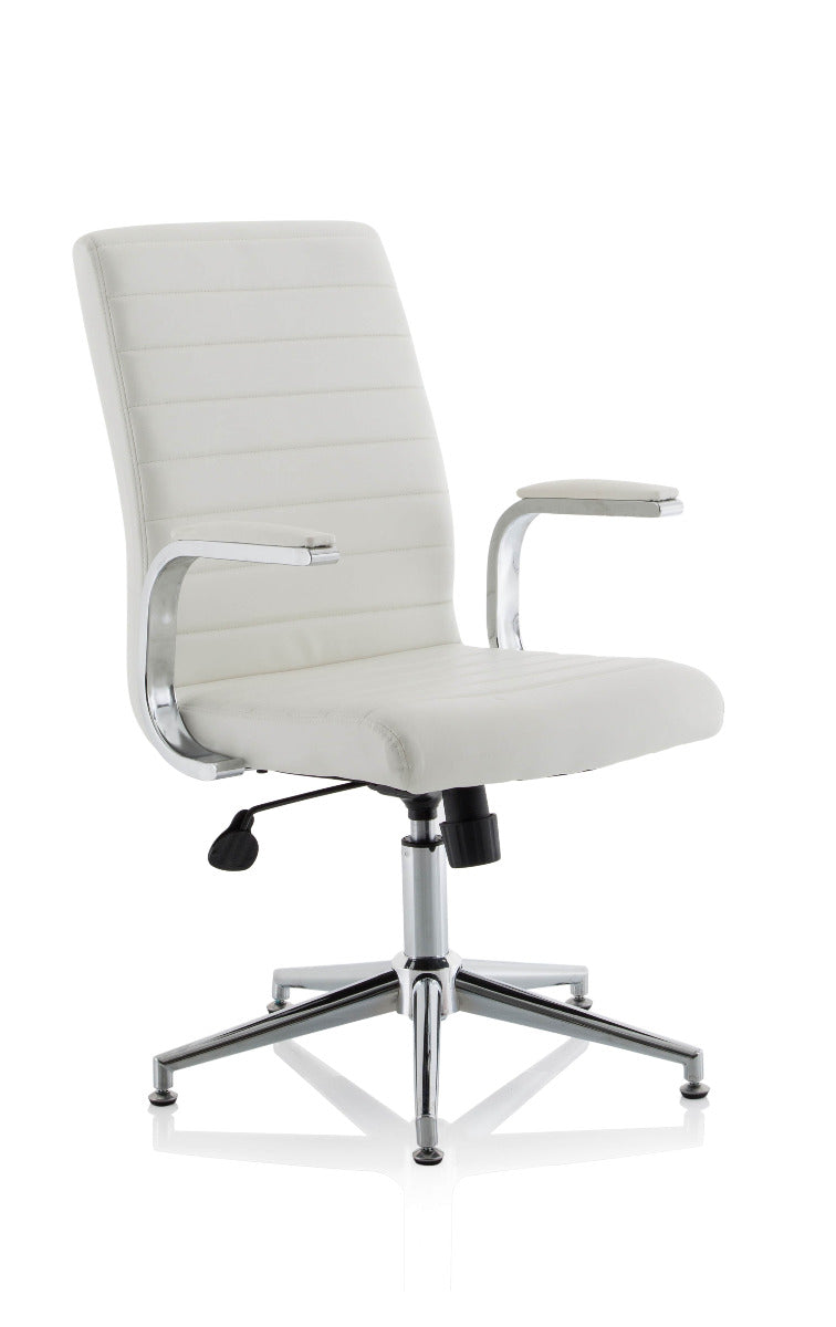 Ezra Leather Office Chair - Colour and Base Options