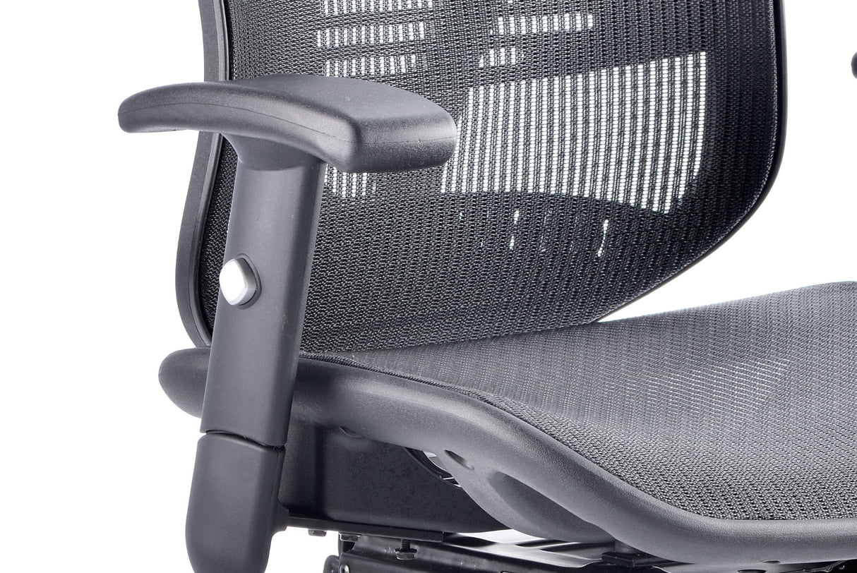 Mirage II Black Mesh Ergonomic Office Chair - Optional Headrest