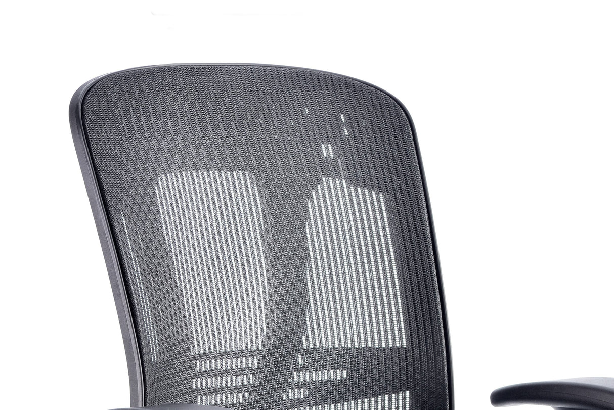 Mirage II Black Mesh Ergonomic Office Chair - Optional Headrest