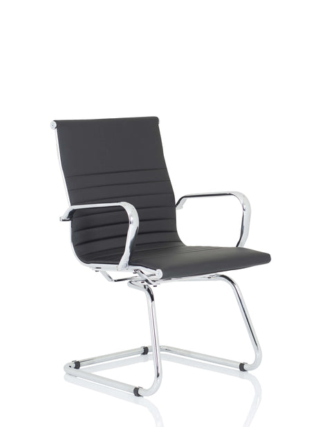 Nola Modern Medium Back Cantilever Chair