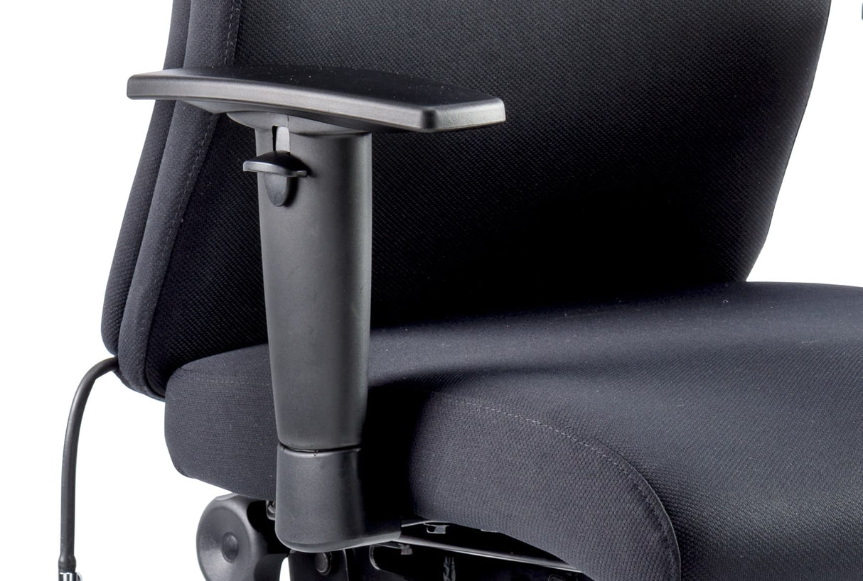 Onyx Fabric Ergonomic Posture Office Chair - Recommended by Leading UK Chiropractor Doctor