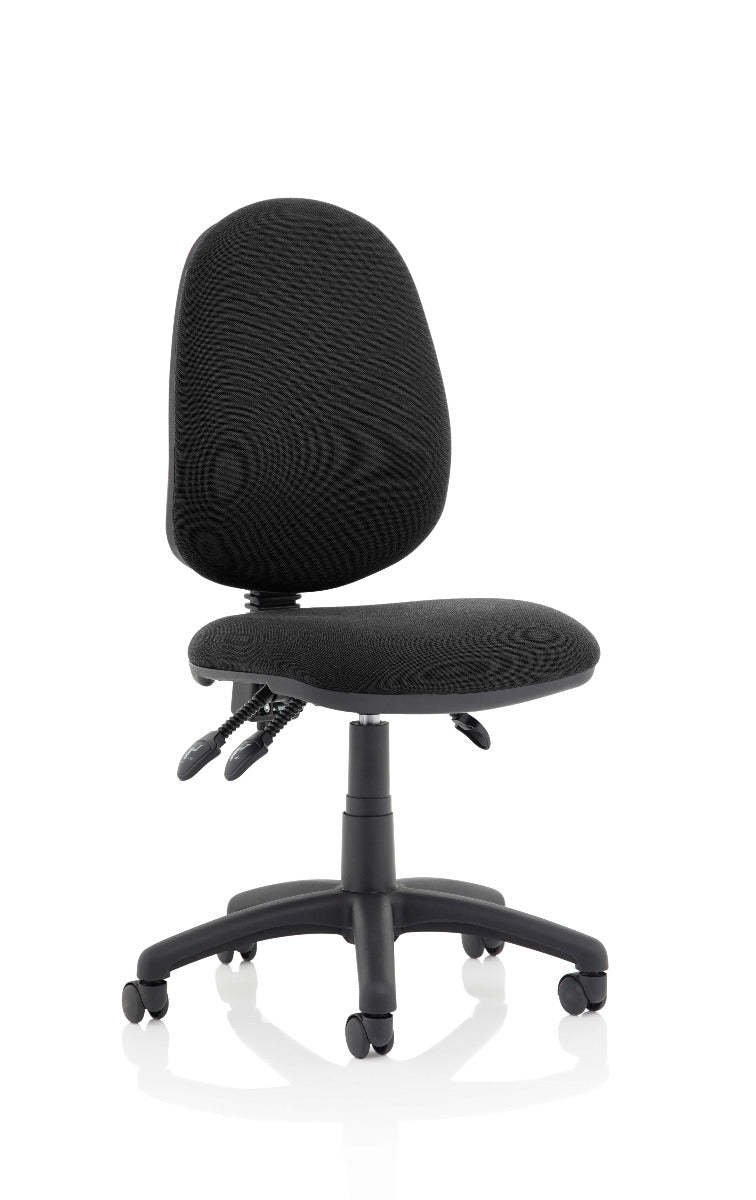 Eclipse 3 Plus Fabric Operator Office Chair - Optional Colour and Armrests