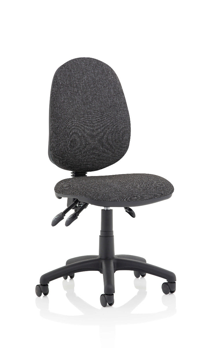 Eclipse 3 Plus Fabric Operator Office Chair - Optional Colour and Armrests