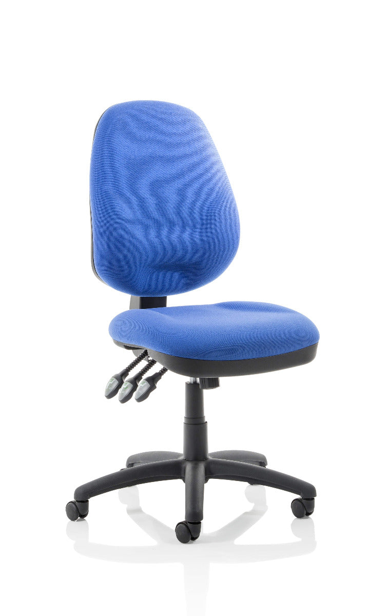 Eclipse XL Plus Fabric Operator Office Chair - Optional Colour and Armrests
