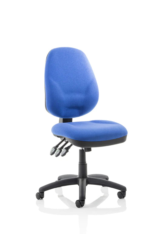 Eclipse XL Plus Fabric Operator Office Chair - Optional Colour and Armrests