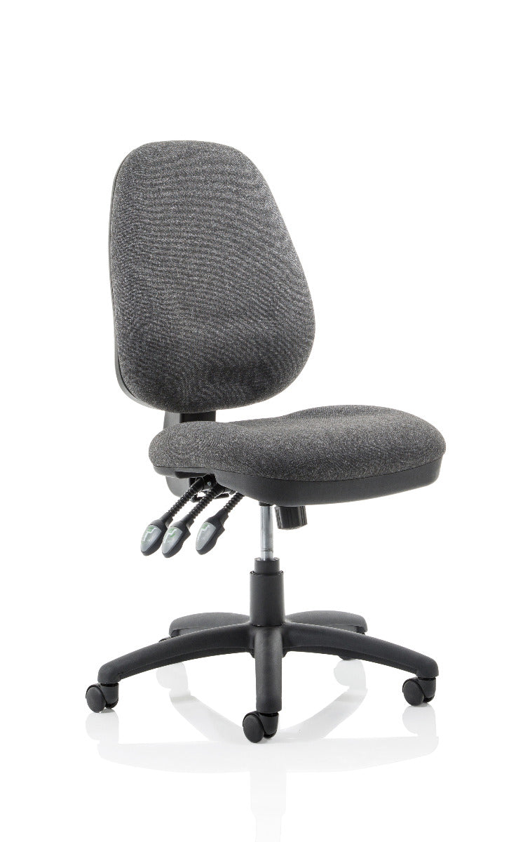 Eclipse XL Plus Fabric Operator Office Chair - Optional Colour and Armrests