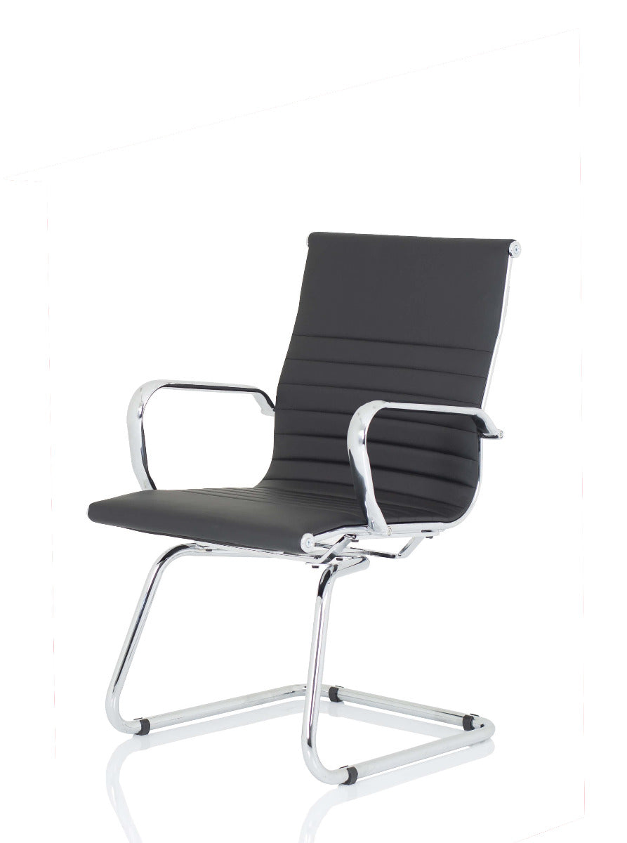 Nola Modern Medium Back Cantilever Chair