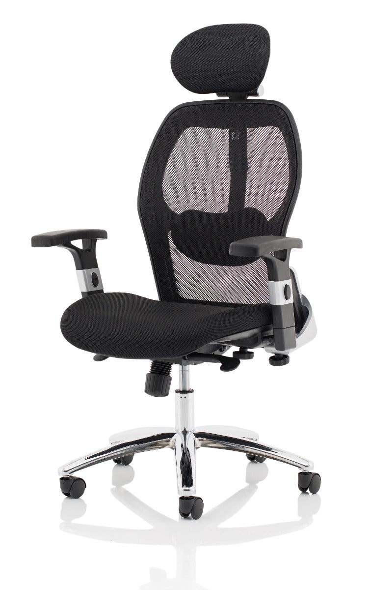 Sanderson Mesh Seat and Back Office Chair - Multiple Colour Options