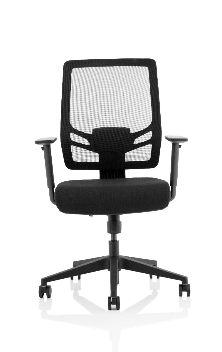 Ergo Twist Black Fabric Seat and Mesh Back Office Chair
