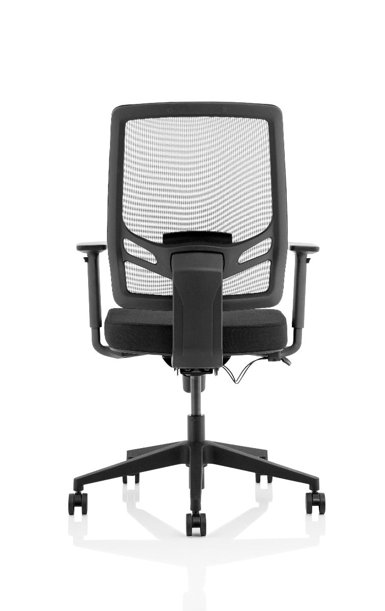 Ergo Twist Black Fabric Seat and Mesh Back Office Chair