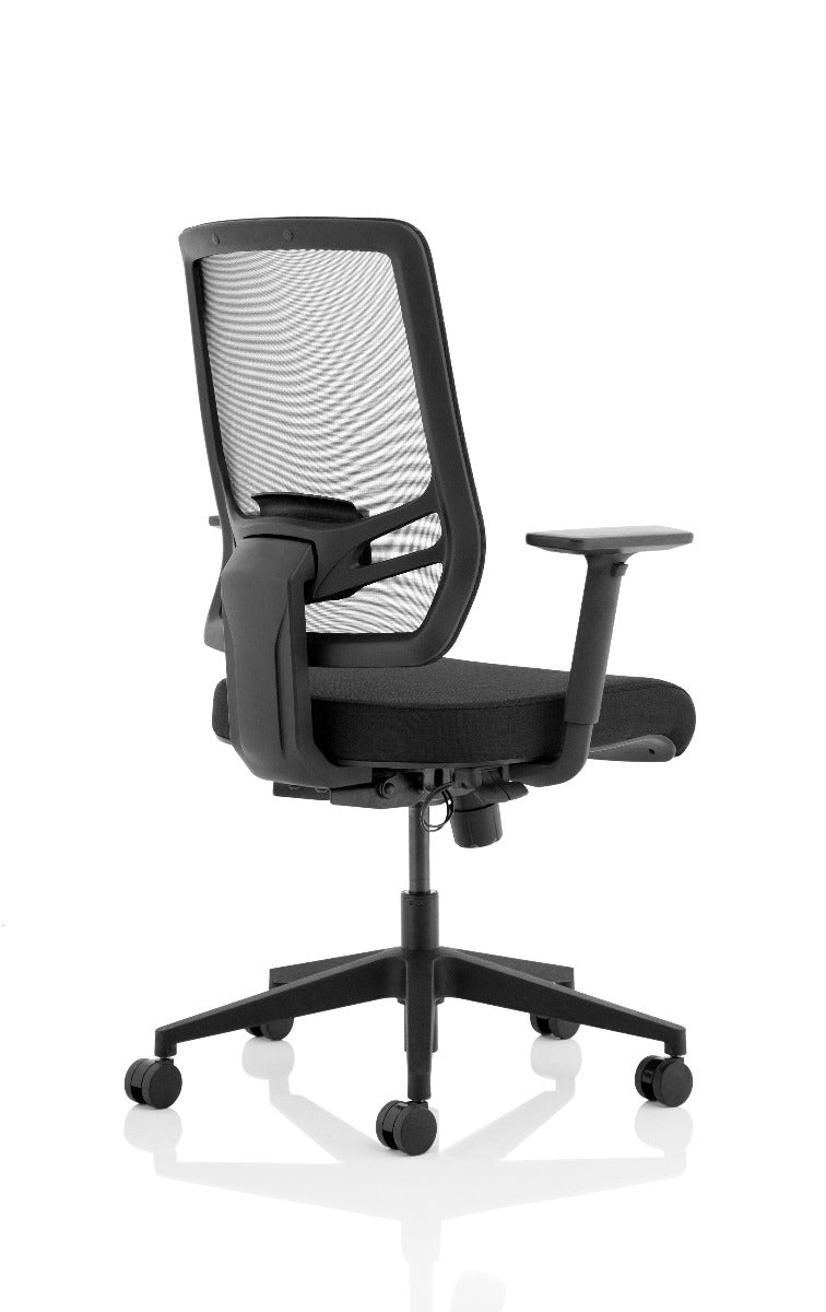 Ergo Twist Black Fabric Seat and Mesh Back Office Chair