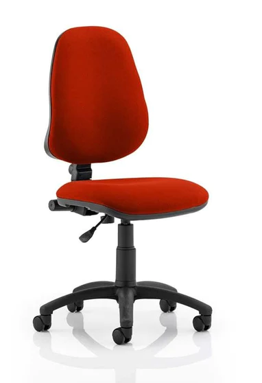 Eclipse 1 Plus Fabric Operator Office Chair - Optional Colour and Armrests