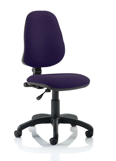 Eclipse 1 Plus Fabric Operator Office Chair - Optional Colour and Armrests