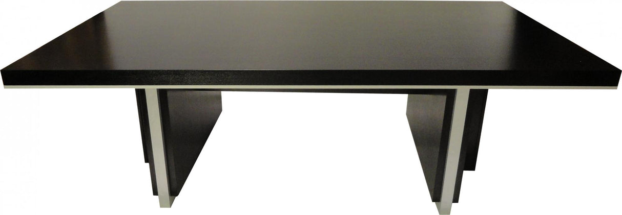 Modern Black Ash Real Wood Veneer Boardroom Meeting Table - 2000mm / 2200mm / 2400mm / 2800mm - LT3F24