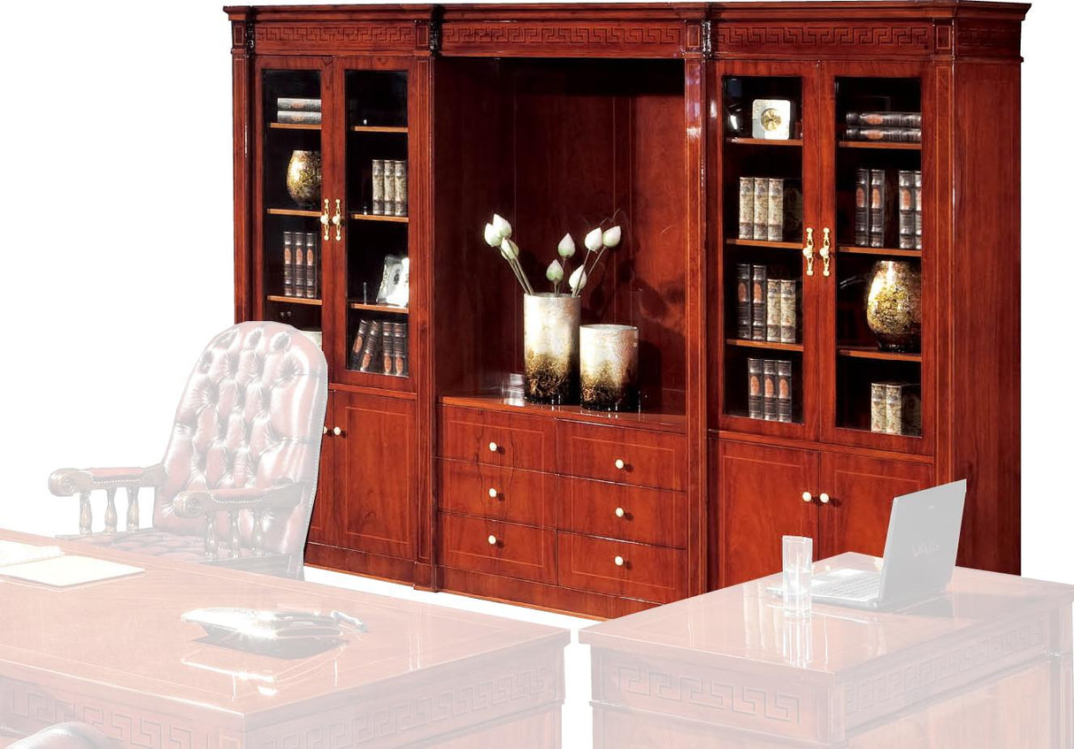 Solid Wood Executive Bookcase - 3000mm - Ex Display Unit