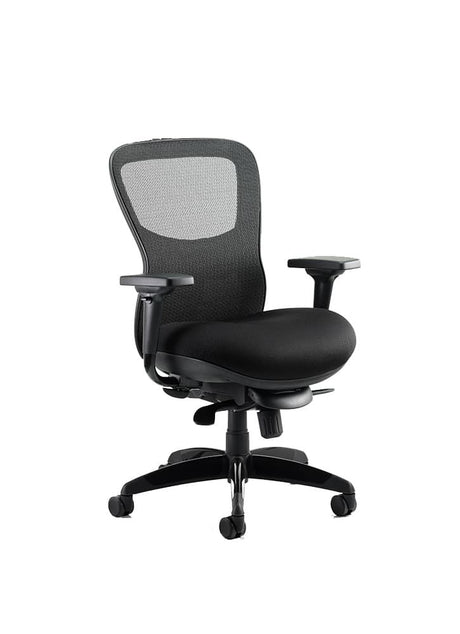 Stealth Shadow II Black Airmesh Seat and Mesh Back Ergonomic Office Chair