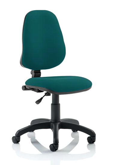 Eclipse 1 Plus Fabric Operator Office Chair - Optional Colour and Armrests